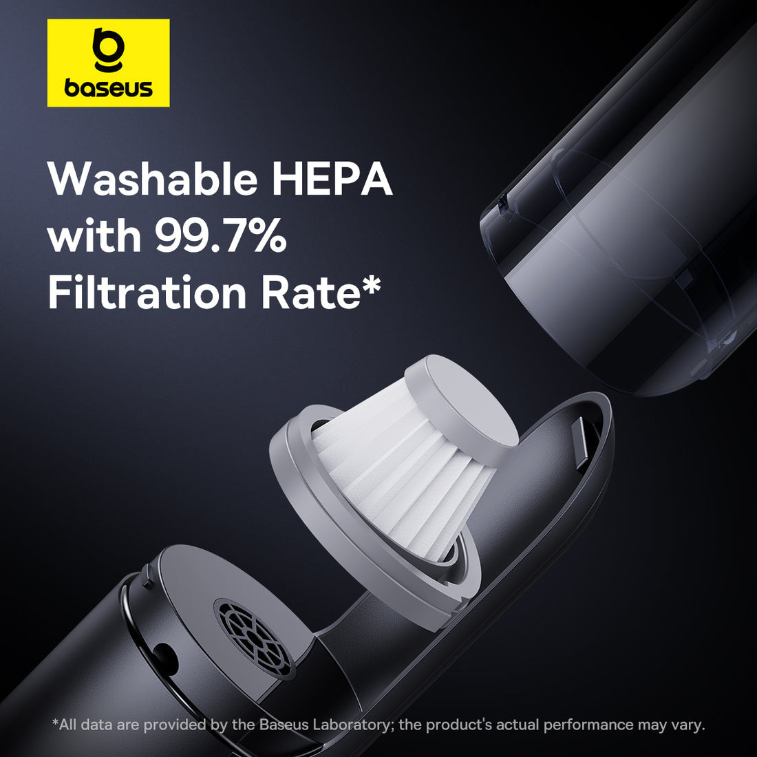 Baseus Car Vacuum (Black)