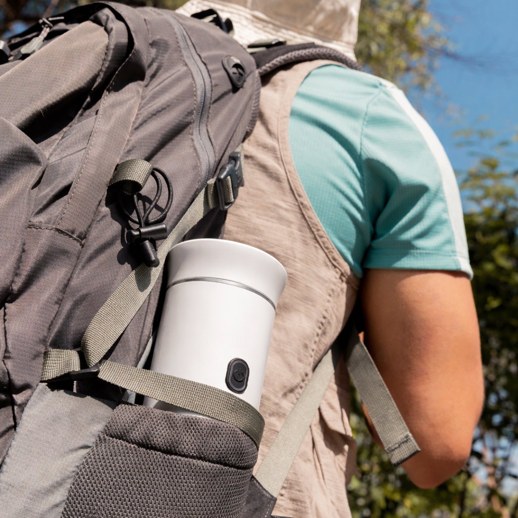 Portable Espresso Machine for Travel, Office & Car (White)