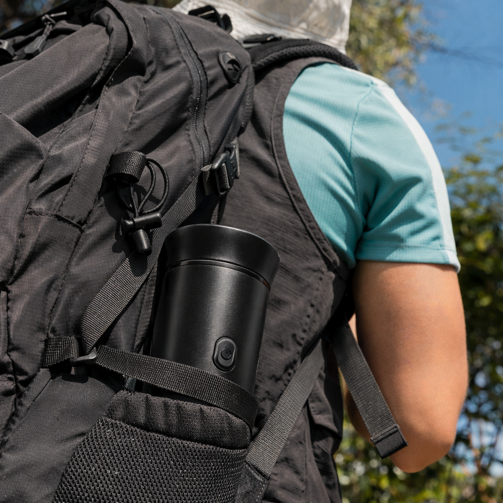 Portable Espresso Machine for Travel, Office & Car (Black)